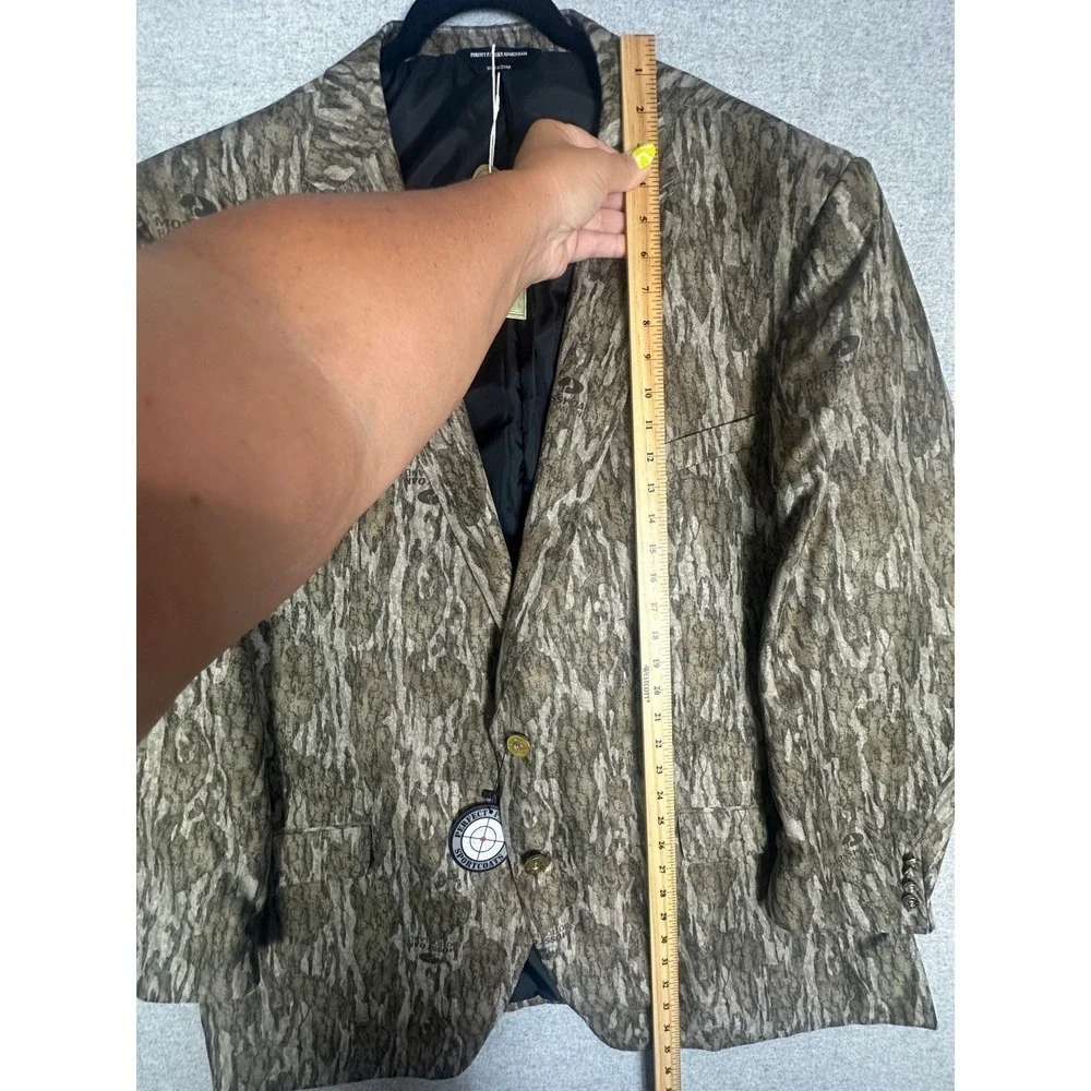 Mossy Oak Bottomland Camo Blazer Mens 56 Bottomland Shell Casing Buttons NEW